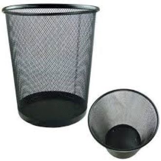 Round Style Metal Wire Mesh Bin - Paper Bin