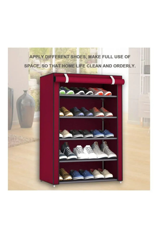 5 Layer Shoe Stand Shoe Rack Multipurpose Shoe Storage.