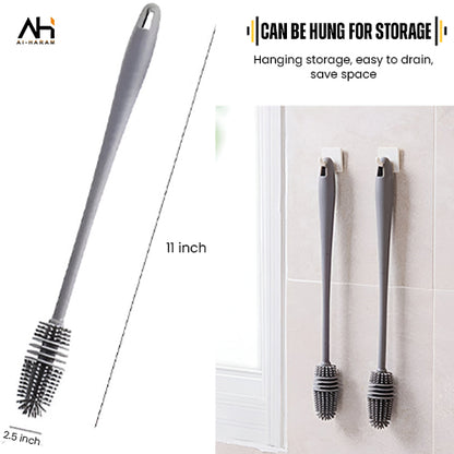 Silicone Bottle & jug Brush Long Handle