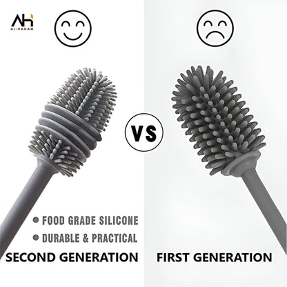 Silicone Bottle & jug Brush Long Handle
