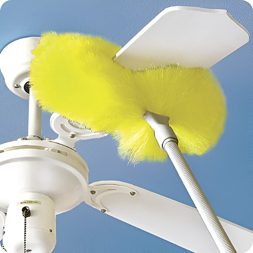 Ceiling-Fan Cleaner Duster with Extension Microfiber Washable