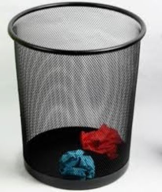 Round Style Metal Wire Mesh Bin - Paper Bin