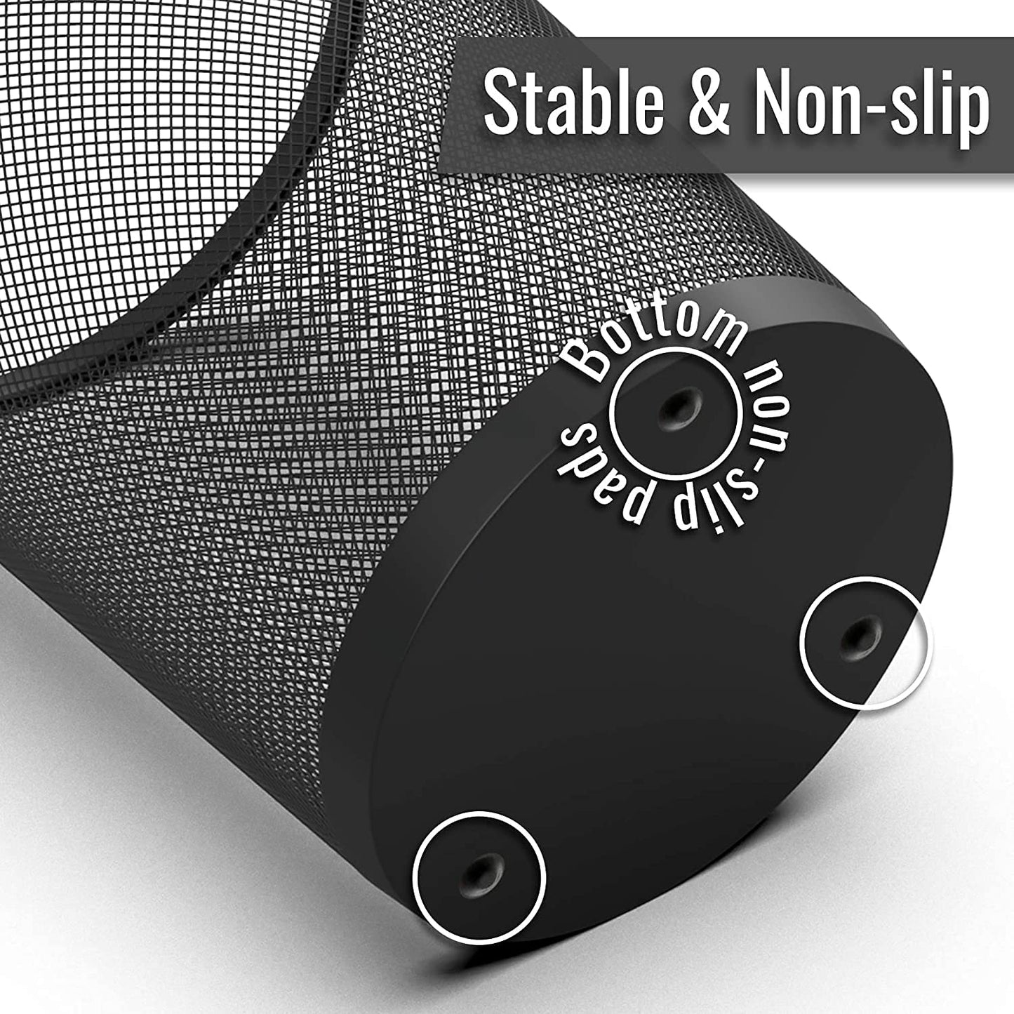 Round Style Metal Wire Mesh Bin - Paper Bin