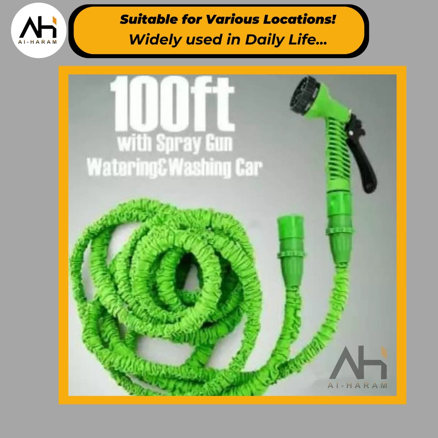 (100 Ft Hose Pipe) Expandable Flexible Garden Hose Water Pipe