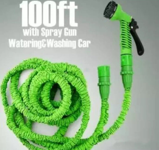 (100 Ft Hose Pipe) Expandable Flexible Garden Hose Water Pipe