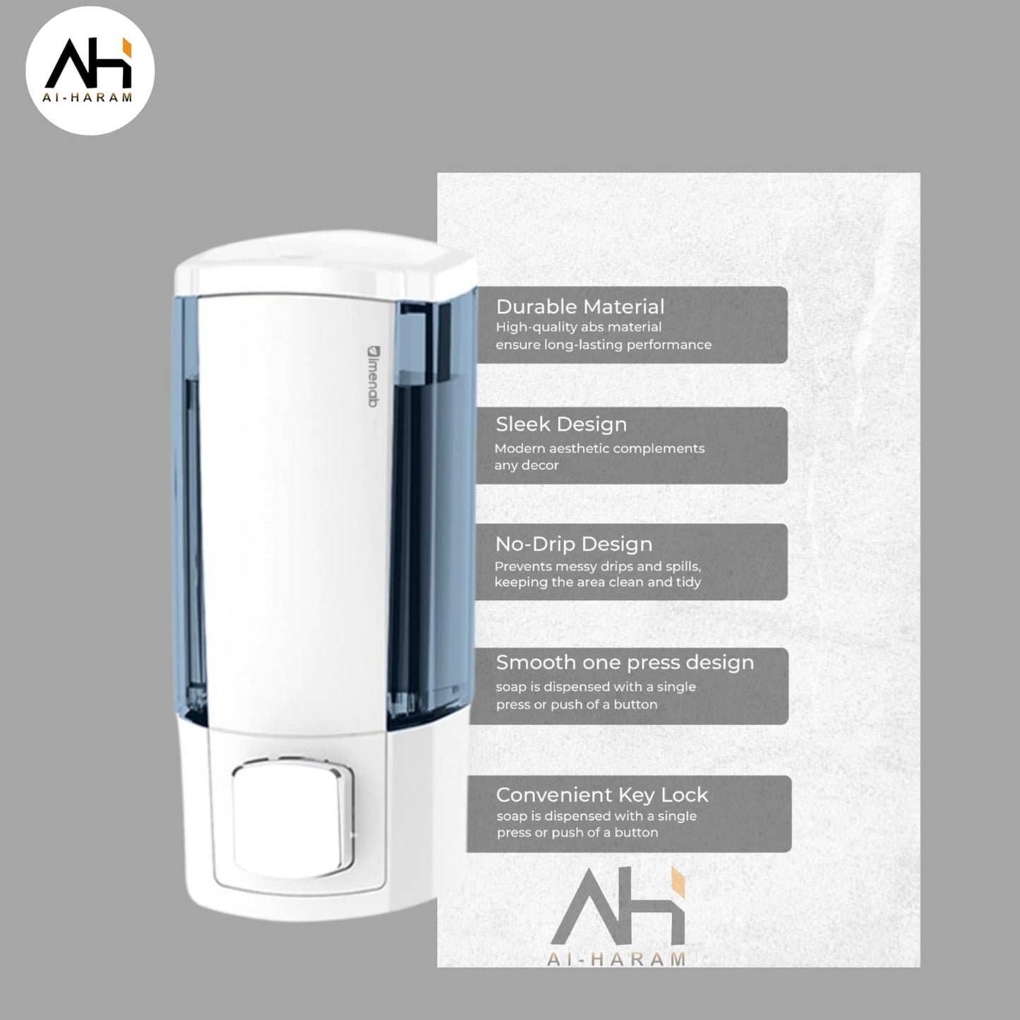 Wall-mounted Liquid Soap Dispenser - Gloria