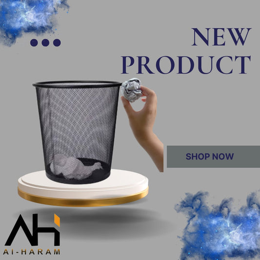 Round Style Metal Wire Mesh Bin - Paper Bin