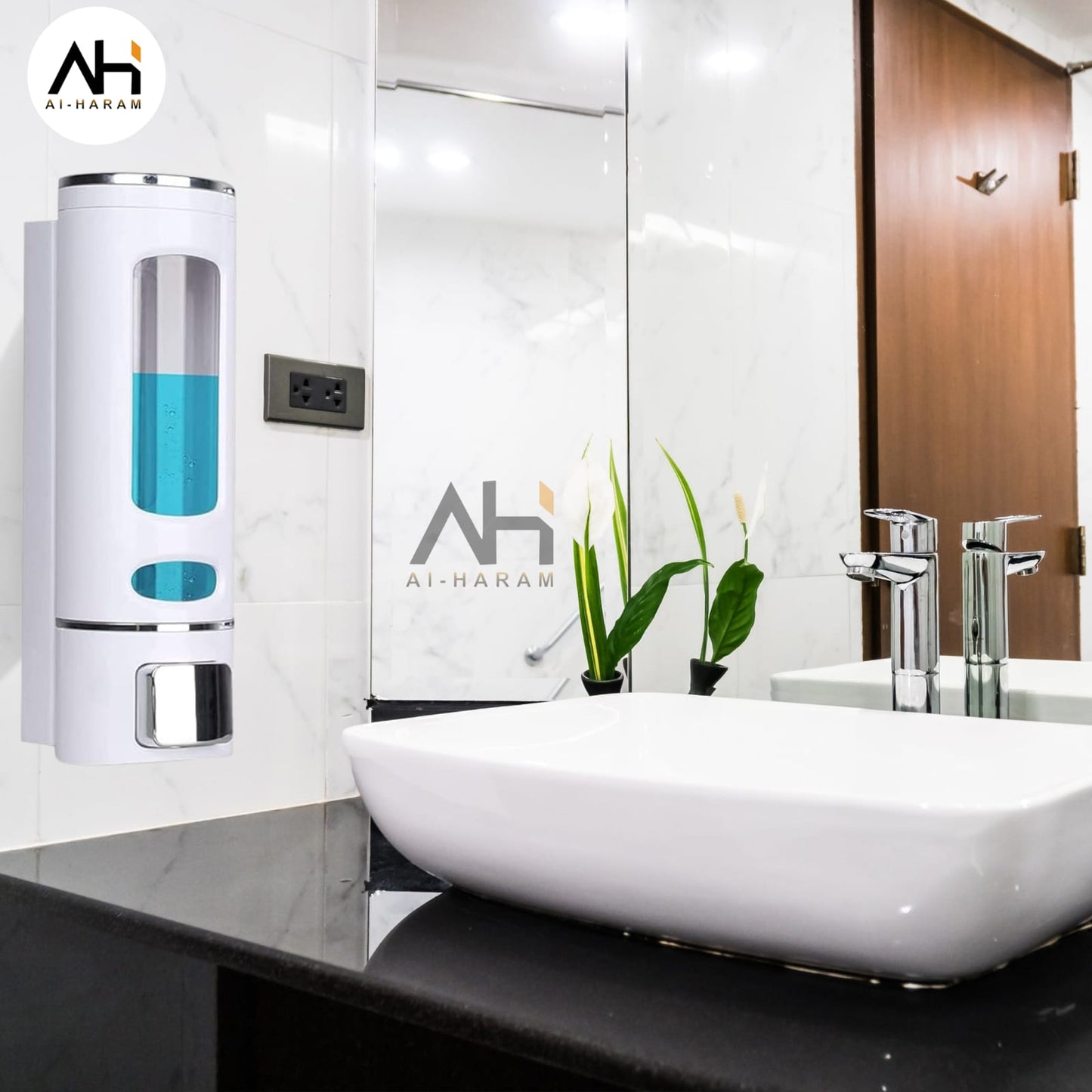 Wall Mounted Liquid Soap Dispenser - Rose
