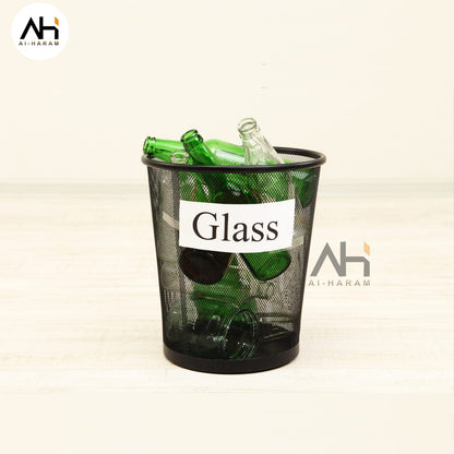Round Style Metal Wire Mesh Bin - Paper Bin