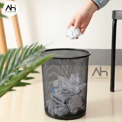 Round Style Metal Wire Mesh Bin - Paper Bin